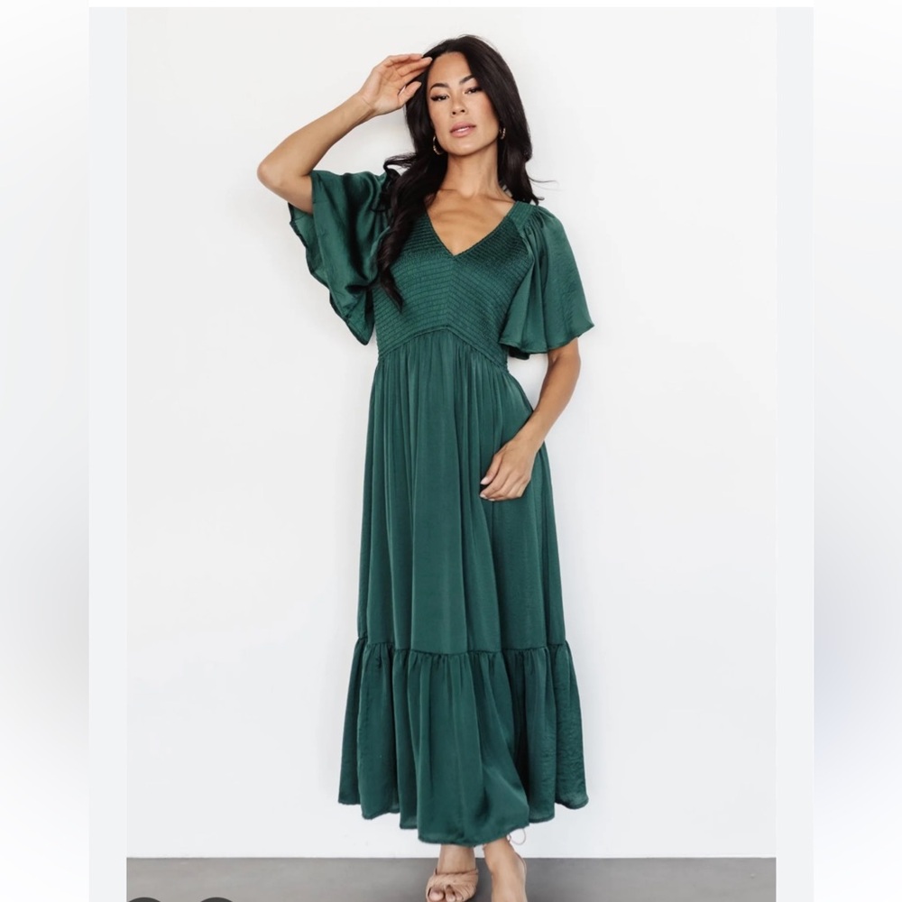 Baltic Born Lovell Smocked Midi Dress